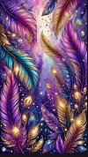 Luxury AB Velvet Diamond Painting Kit - Feather
