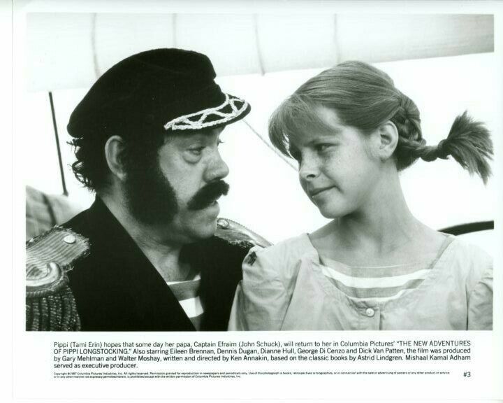 John Schuck Tami Erin Pippi Longstocking Original Press 8X10 Photo Poster painting