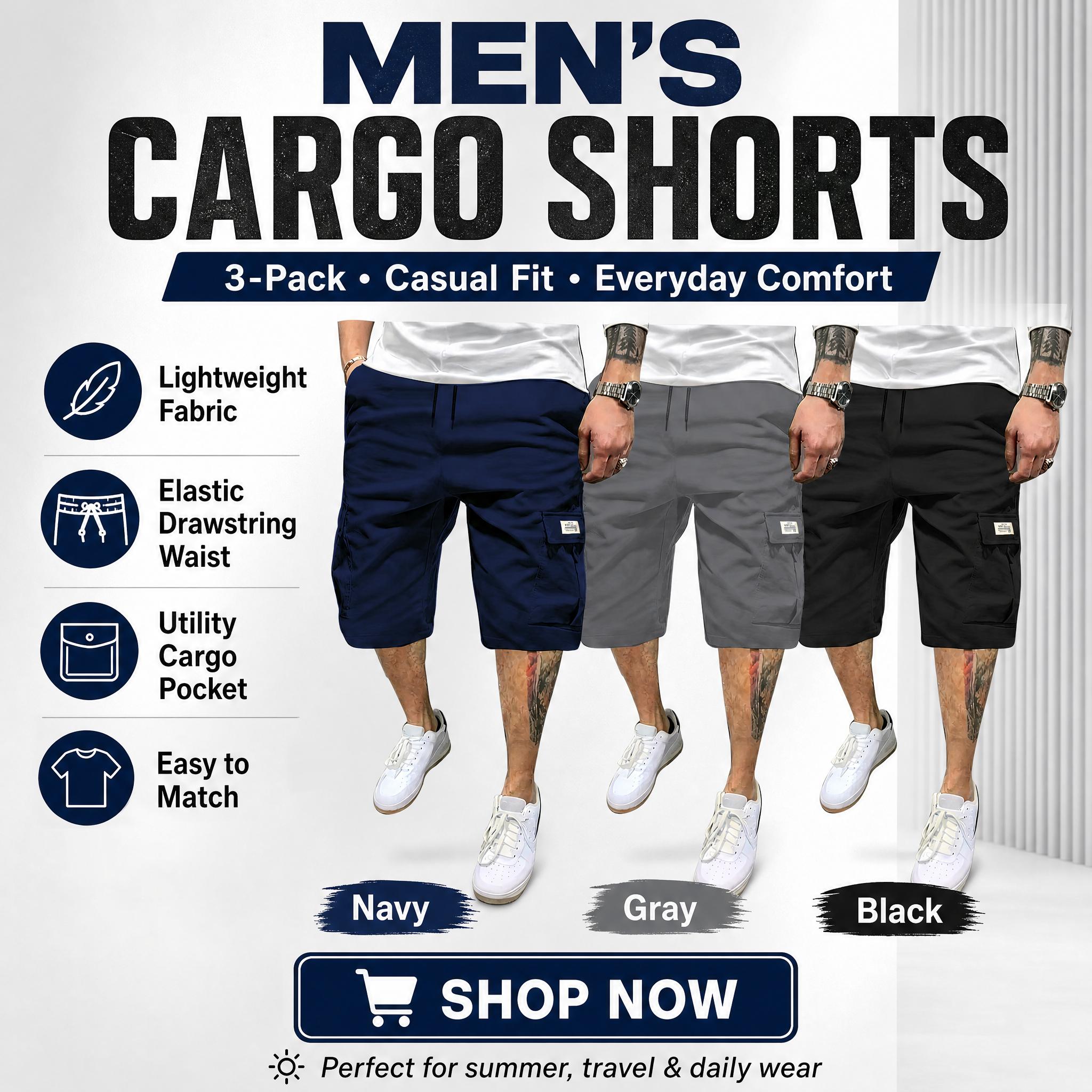 Men's Fitted Matching Shorts Set - Casual Summer Drawstring Color-Mixed Shorts, Lightweight Breathable, Slanted Multipocket, Versatile Everyday Beach Gym Wear Brown, Black, Green, Pink, Color-Mixed Men's Shorts, Fitted Men's Shorts fathersdaygift