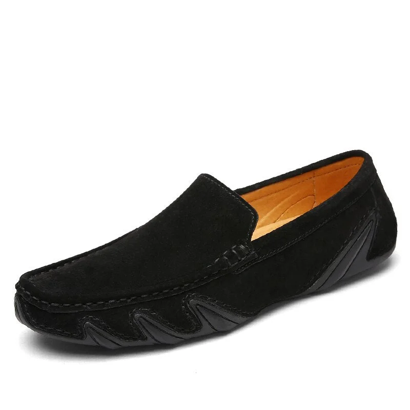 2020 New Brand Quality Men Loafers Leather Breathable Men's Casual Shoes Men Driving Oxfords Shoe Flats Moccasins Shoes