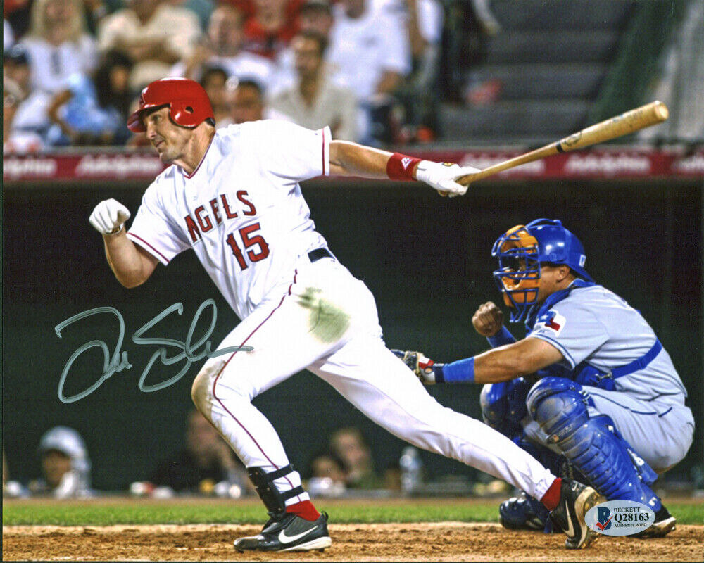 Tim Salmon Signed Angels 8x10 Photo Poster painting (Beckett COA) MLB