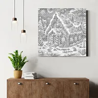 Christmas Candy House - Dot Painting