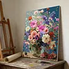 Framed Daisy-Paint By Numbers Acrylic Painting 30*40Cm With Color Box 5Ml（18Colors）