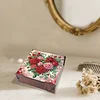 Diamond Painting Wooden Love Rose 4 Slots Diamond Painting Storage Box for Adult Beginner