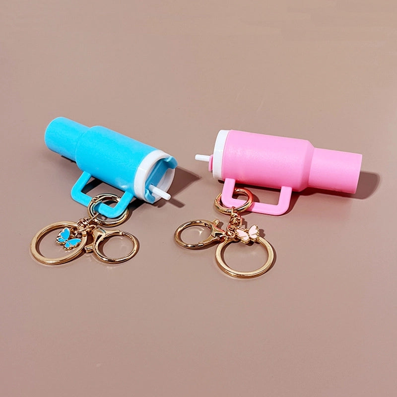 Minimalist Classic Style Cup Plastic Unisex Bag Pendant Keychain