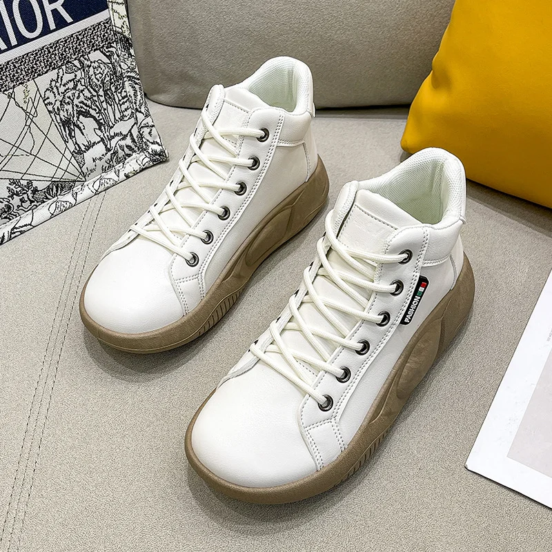 Platform shoes all match fashion women's high top shoes