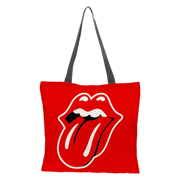 Linen Eco-friendly Tote Bag - Tongue