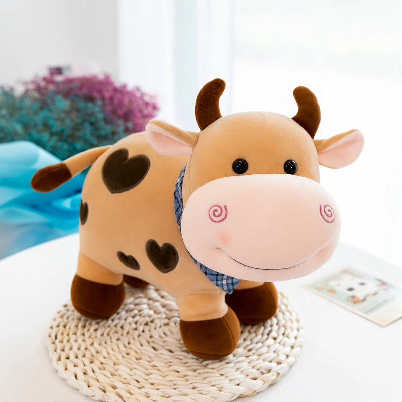 Creative New Niu Niu Xiaoke Doll Plush Toy Cute Calf Doll Children’s Birthday Gift Grab Doll