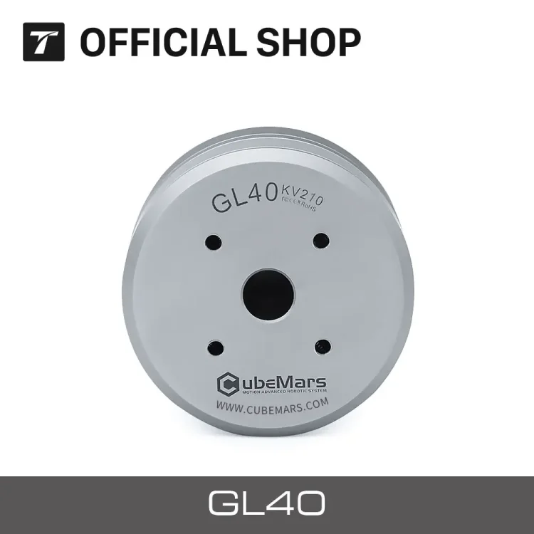 T-motor CubeMars GL Series GL40 Out-running Gimbal Brushless Motor GL40 high precision Hollow Shaft for Gopro Aerial Photography-T-Motor