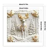 Christmas Reindeer-11CT Stamped Cross Stitch 40*40cm/15.75*15.75in