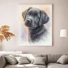 Labrador Dog-11CT Stamped Cross Stitch 40*50cm/15.75*19.69in tapestrymarket
