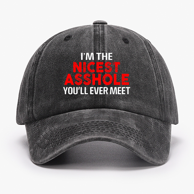 I'm The Nicest Asshole You Will Ever Meet Hat