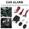 Universal Car Alarm Immobilizer 12V Anti Theft System with Remote Controllers