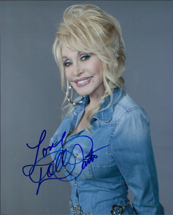 Dolly Parton signed in-person 8x10 Photo Poster painting COA