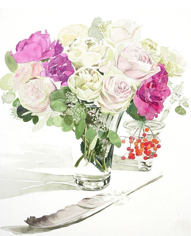 

Nylon Roses – Paint By Numbers - 40*50CM, 501 Original