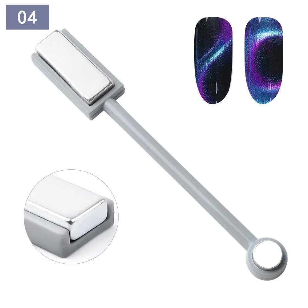 1pcs Nail Art Magnet Stick Cat Eye Effect Powerful Magnet Nail Tool Which Can Be Used To Polish The Nails with UV Gel for Cats