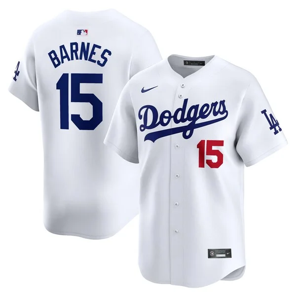 Austin Barnes Los Angeles Dodgers Nike Home Limited Player Jersey - White