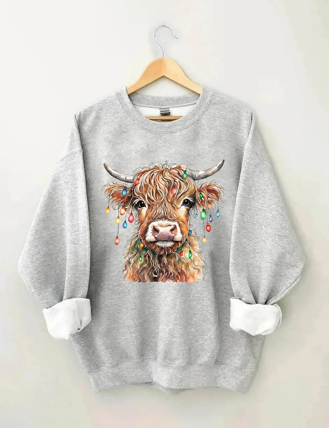 Christmas Cow Sweatshirt
