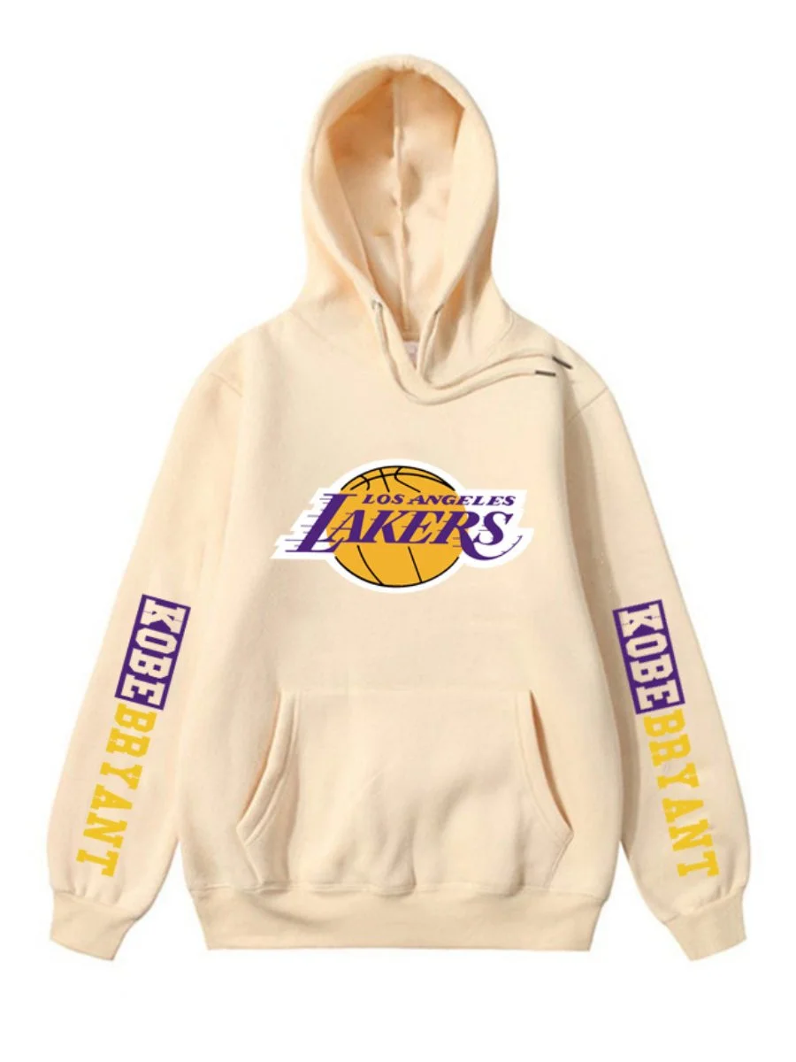 Men Kobe Hoodie Los Angeles Lakers Fleece Streetwear Sweatshits