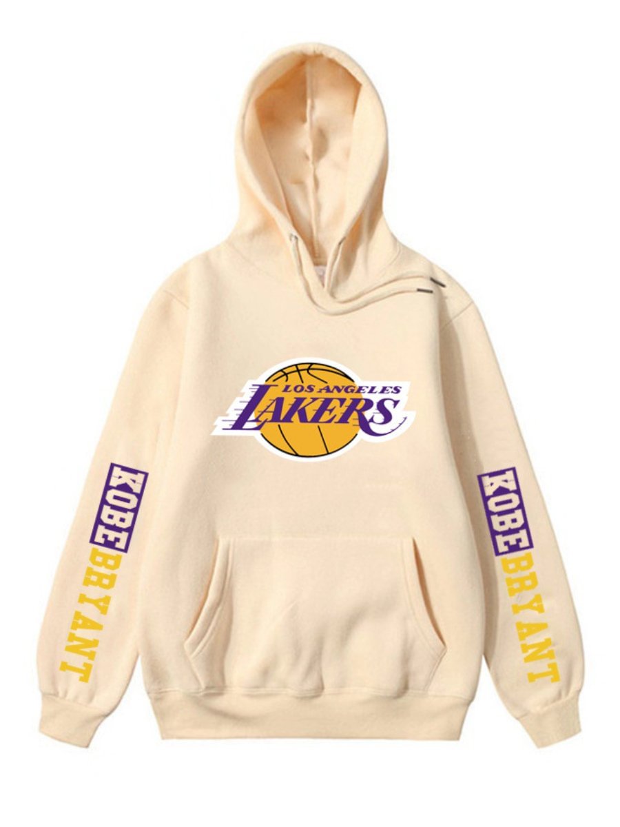 Men Kobe Hoodie Los Angeles Lakers Fleece Streetwear Sweatshits