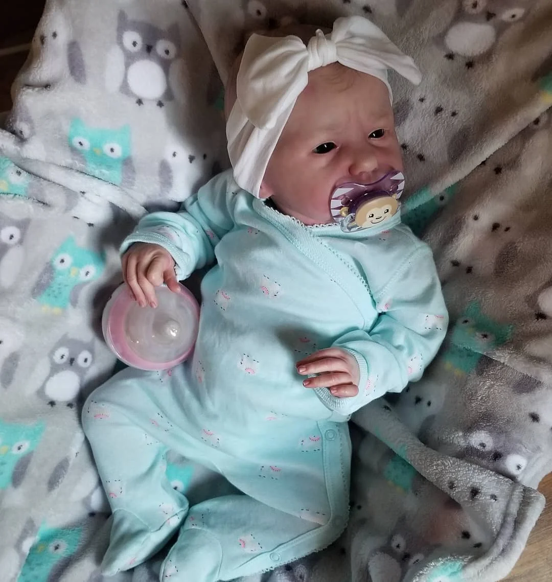 19 Inches Dorian Reborn Babies Dolls, Realistic Reborn Toddler Girls