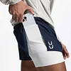 Gym Shorts Running Sports Double Layer Gym Pants by Inlyline