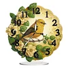 Acrylic Special Shape Flower Bird Diamond Painting Art Clock Ornaments Kit