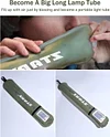 Outdoor new camping solar inflatable light folding waterproof magnetic camping light