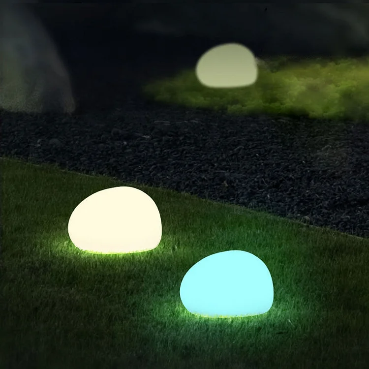 Solar Waterproof PE Spherical LED Outdoor Decorative Lawn Light socialshop