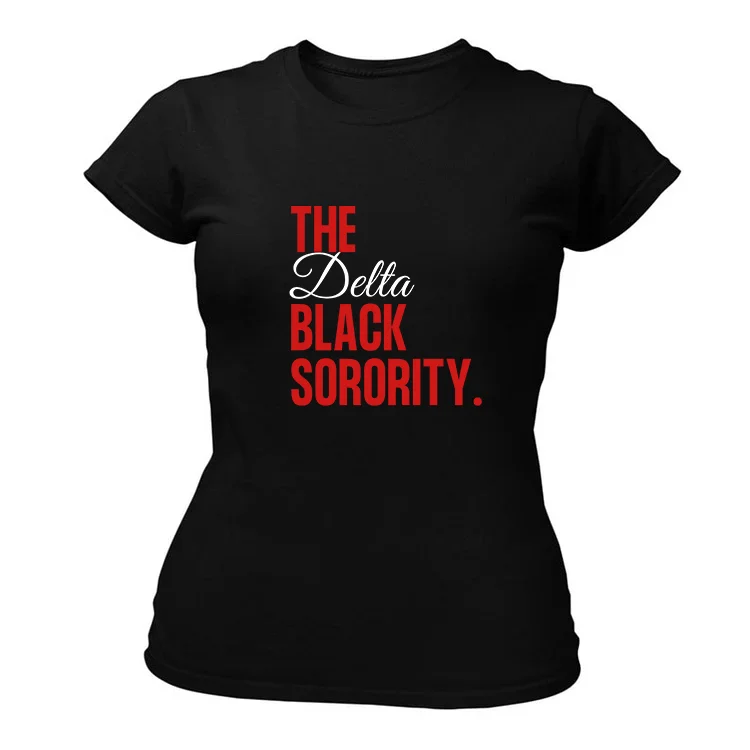 The Delta Black Sorority Shirt
