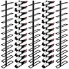 [US Local Warehouse] 5 Pack 12 Bottle Wine Rack Wall Mounted for 60 Bottles DIY Detachable Wine Holder Metal Storage Rack for Kitchen Dining Room Bar