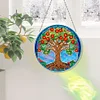 Suncatcher Tree Of LifeDiamond Painting Hanging Pendants for Kid DIY Craft