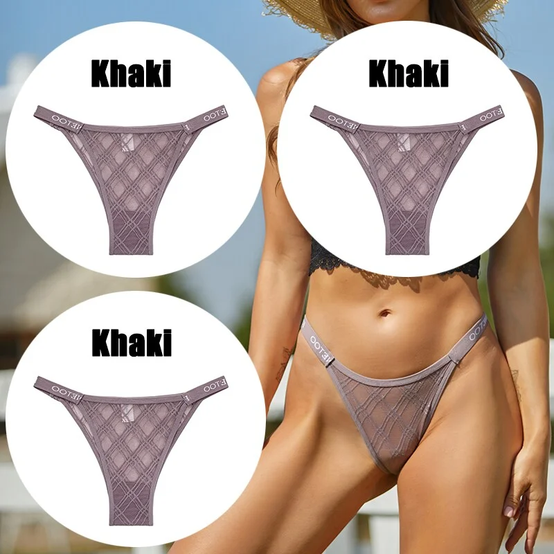 Billionm Sexy Underwear for Women Perspective Thong G-string Lace Panties Breathable Intimates Lingerie Female Soft Undearpants