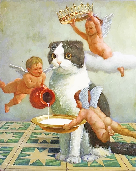 

King Meow – Paint By Numbers - 40*50CM, 501 Original