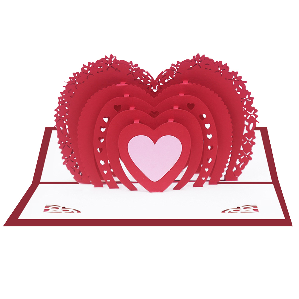 

Heart - 3D Pop Up Card - Paper Craft, 501 Original
