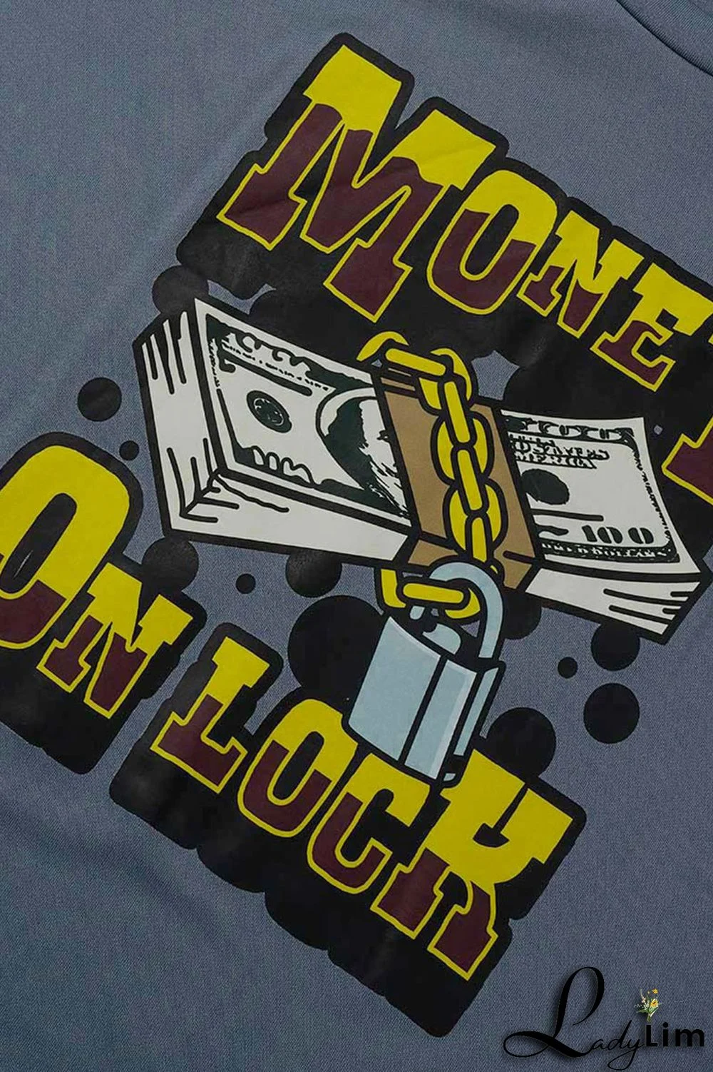 Black Casual Print Patchwork Slit O Neck Short Sleeve Two Pieces