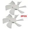 2Pack 6 Inch White Replacement Vent Fan Blades for Bathroom Roof Vent Range Hood