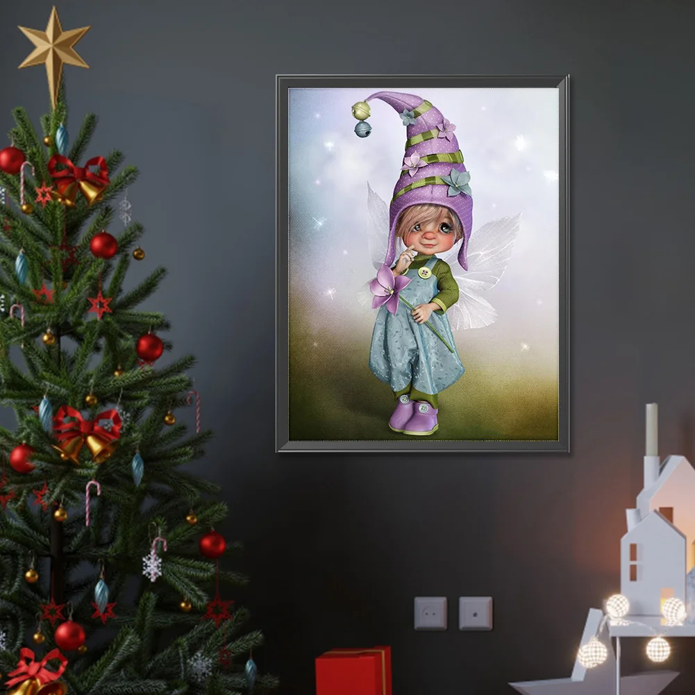 Diamond Painting - Full Round Drill - Elf Doll(Canvas|30*40cm)