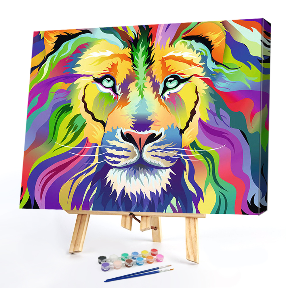 

40*50CM Paint By Numbers-Lion, 501 Original