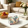Diamond Art Painting Decorative Paper Napkin Dispenser Wear Resist Handmade Household Container Multifunction Rhinestone PU Tissue Holder Kit for Adults Home Office Gift (Color Hummingbird Floral)