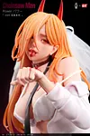 1/4 Scale Wedding ver. Power & Pochita - Chainsaw Man Resin Statue - ZaoHua Studio