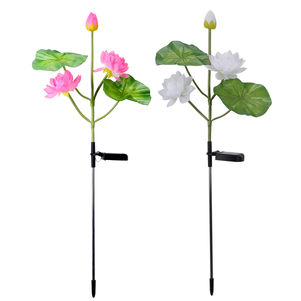 

LED Lotus Shaped Lamp Solar Color Changing Garden Lawn Decoration Lights, 501 Original