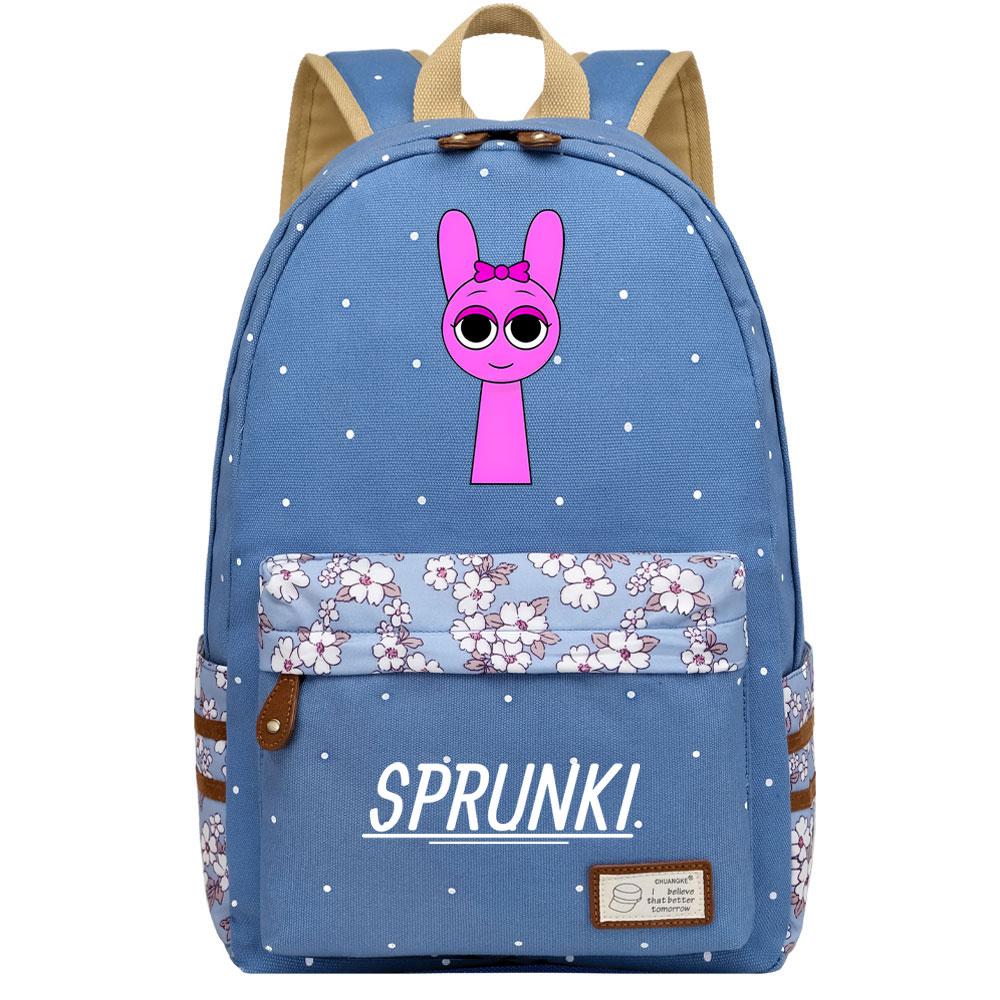 Mayoulove Sprunki Backpack Lightweight Design with Multiple Pockets for School and Travel-Mayoulove