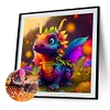 Diamond Painting-Round AB Drill Dinosaur(35*35CM)