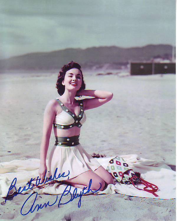 ANN BLYTH signed autographed 8x10 Photo Poster painting