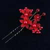 Lovely Snowflake Flower U Shape Hair Pins for Event Hair Styling