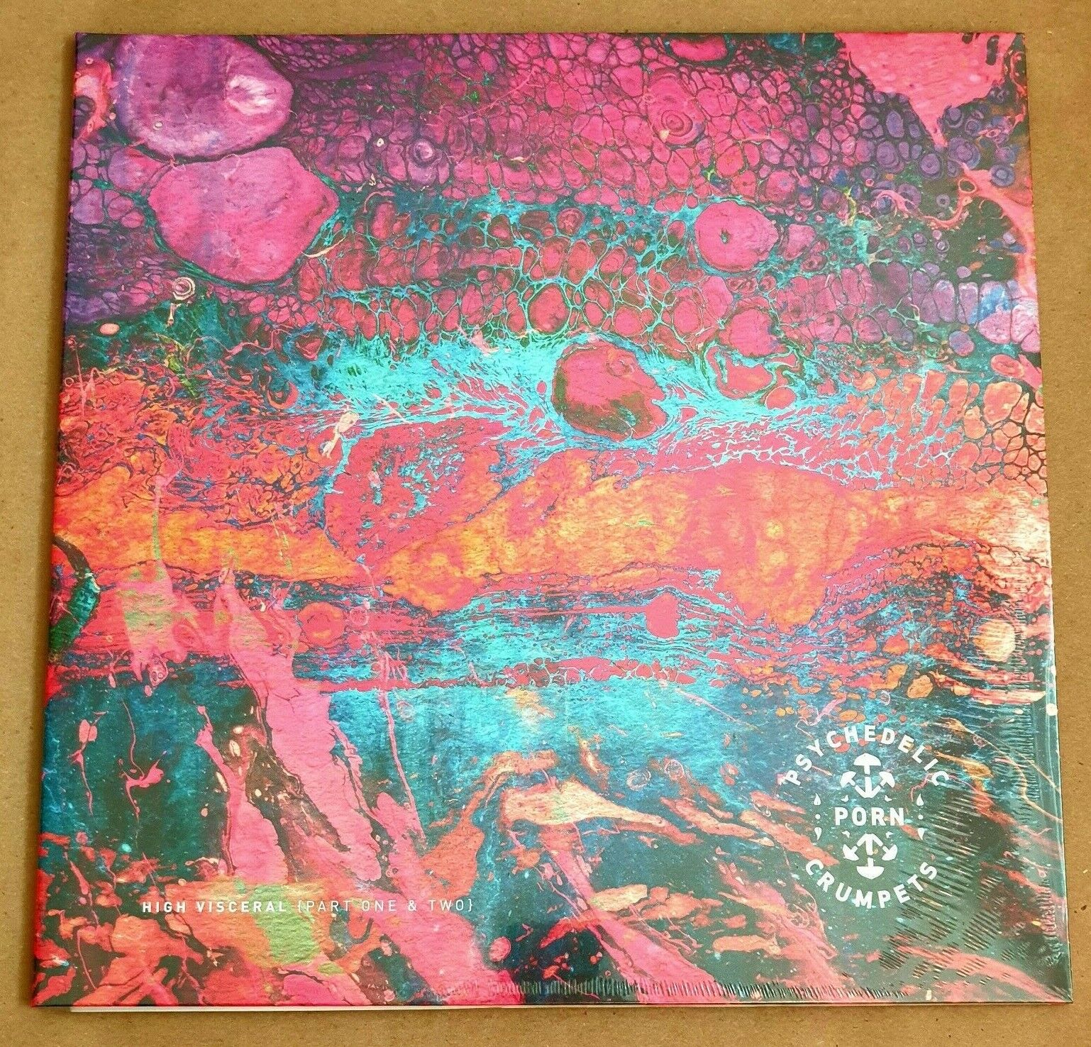 PSYCHEDELIC PORN CRUMPETS - HIGH VISCERAL PART ONE & TWO 2LP King Gizzard