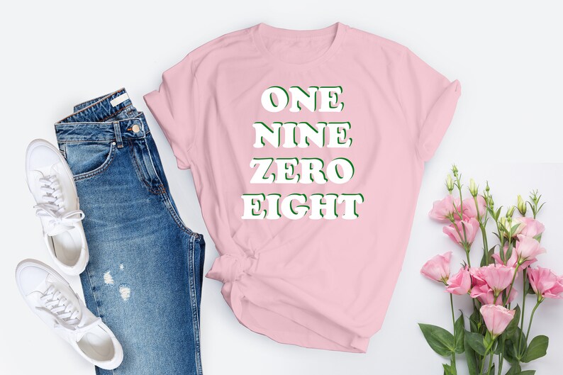 AKA - One Nine Zero Eight Alpha Kappa Alpha T-shirt