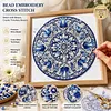 Mandala-Partial Bead Embroidery Kit 11CT Pre-Printed Bead Cross stitch 36x36CM tapestrymarket