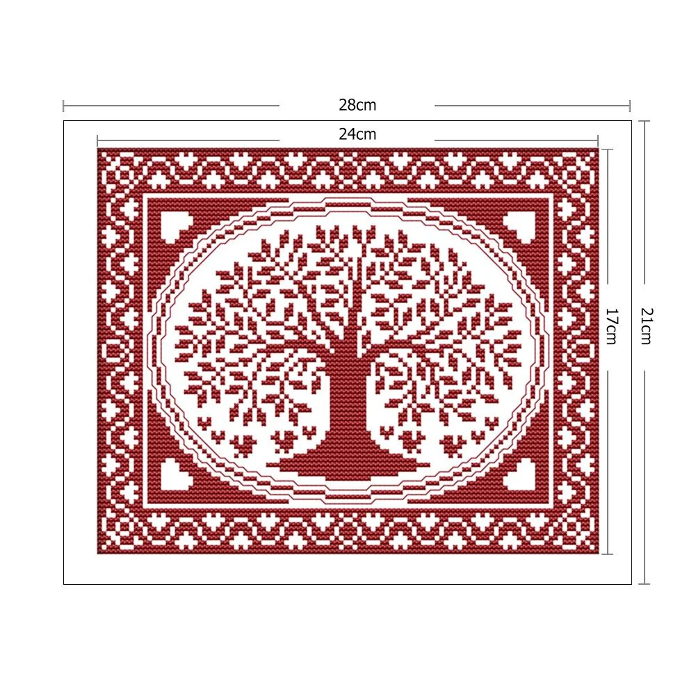 14ct Stamped Cross Stitch - Tree(28*21cm)